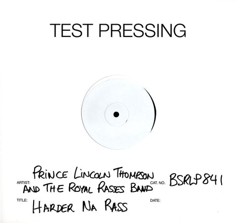 Harder Na Rass-Burning Sounds-Vinyl LP Test Pressing-M/M