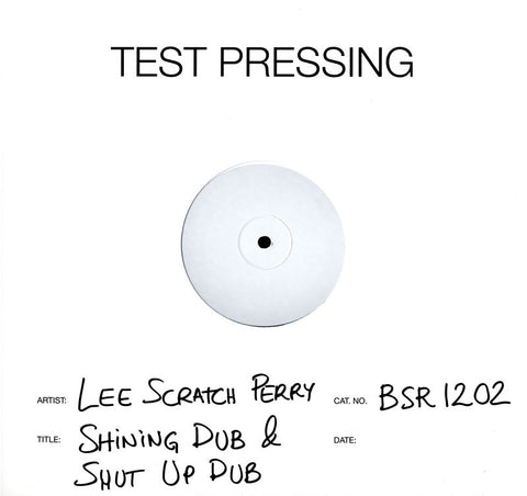 Shining Dub & Shut Up Dub-Burning Sounds-12" Vinyl Test Pressing-M/M