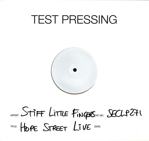 Hope Street Live-Secret-Vinyl LP Test Pressing-M/M
