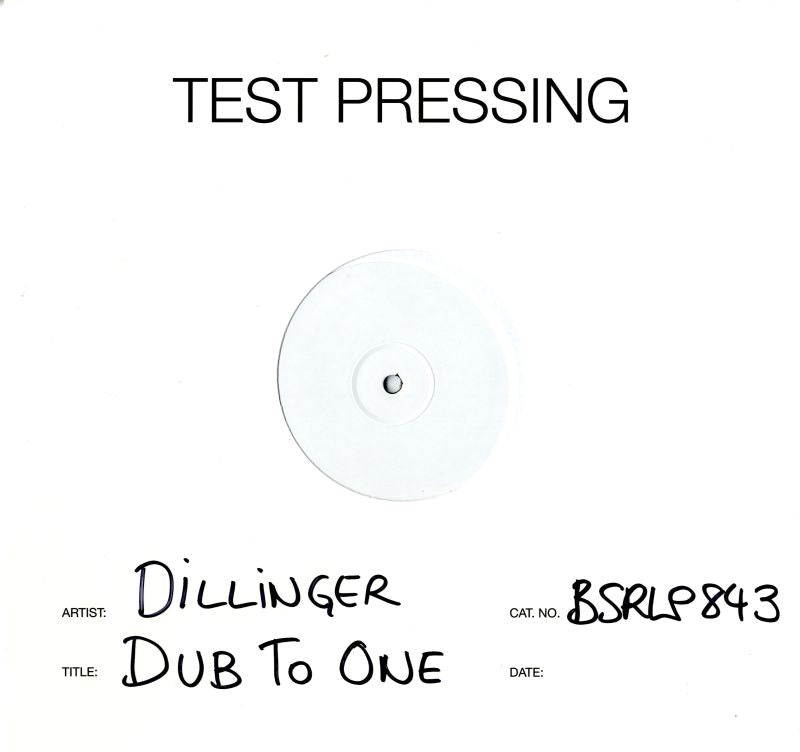 Dub To One-Burning Sounds-Vinyl LP Test Pressing-M/M