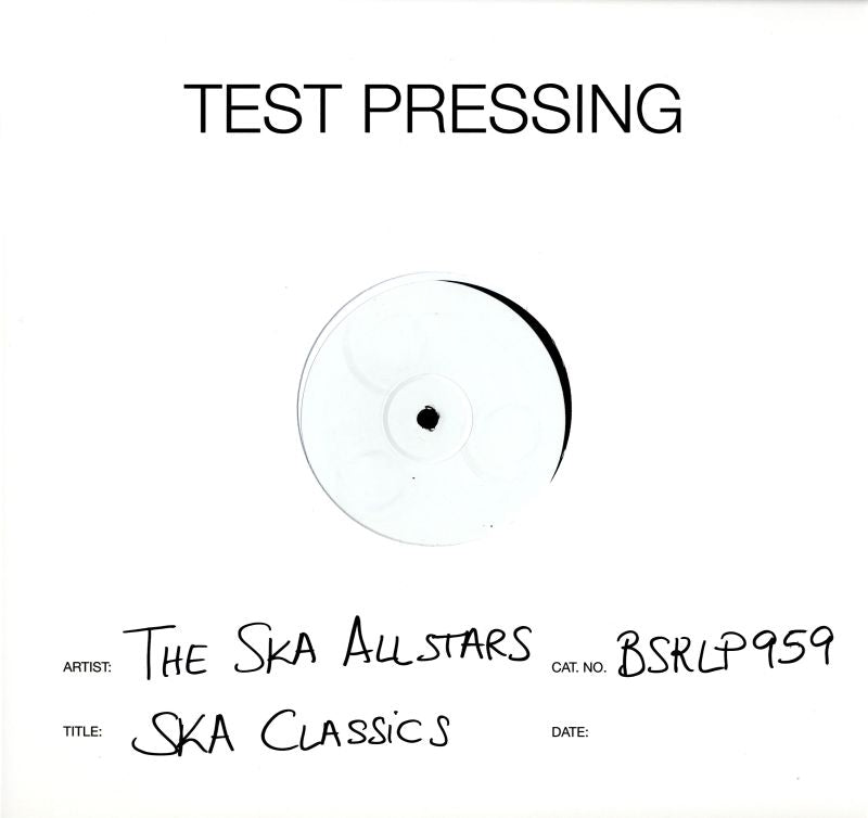 SKA Classics-Burning Sounds-Vinyl LP Test Pressing-M/M