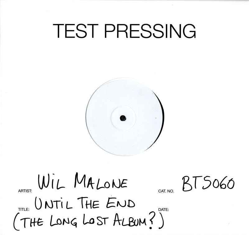 Until The End (The Long Lost Album?)-Morgan Blue Town-Vinyl LP Test Pressing-M/M