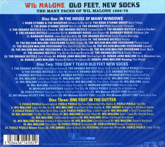 Old Feet, New Socks: The Many Faces Of Wil Malone 1965-72-Morgan Blue Town-3CD Album-New & Sealed