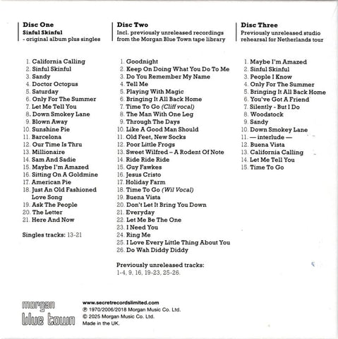 Discography: A Complete Pickle-Morgan Blue Town-3CD Album Box Set-New & Sealed