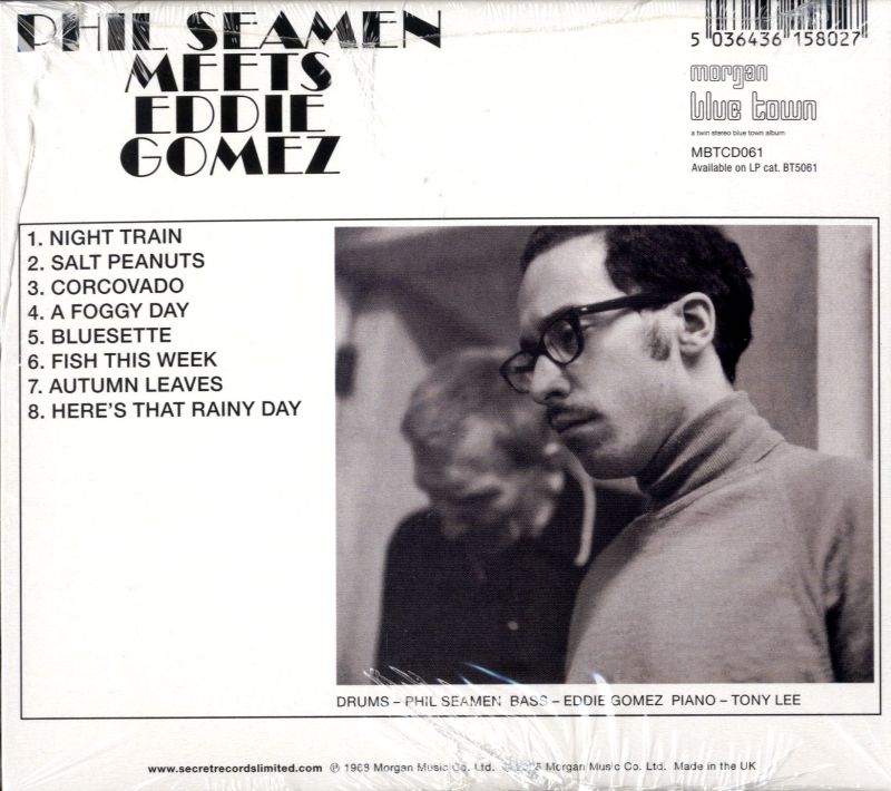Phil Seamen Meets Eddie Gomez-Morgan Blue Town-CD Album-New & Sealed