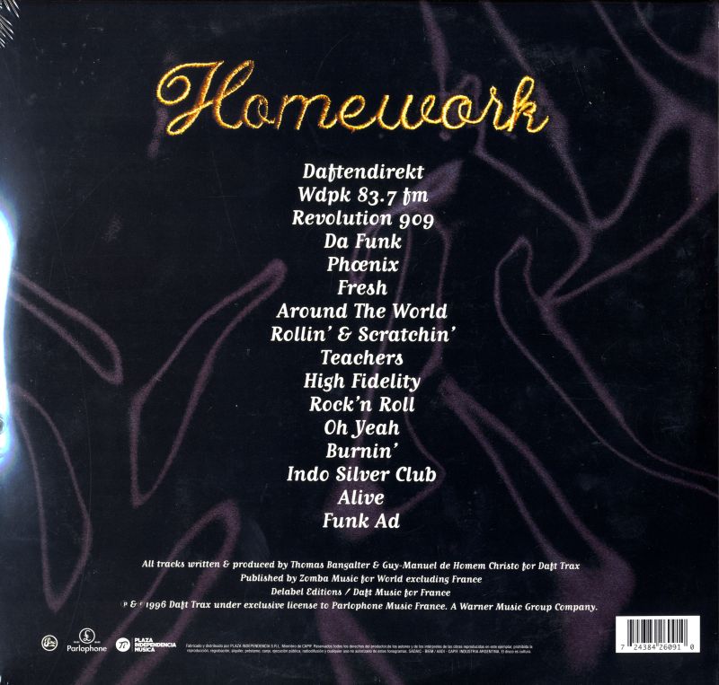 Homework-Parlophone-Vinyl LP-NM/M