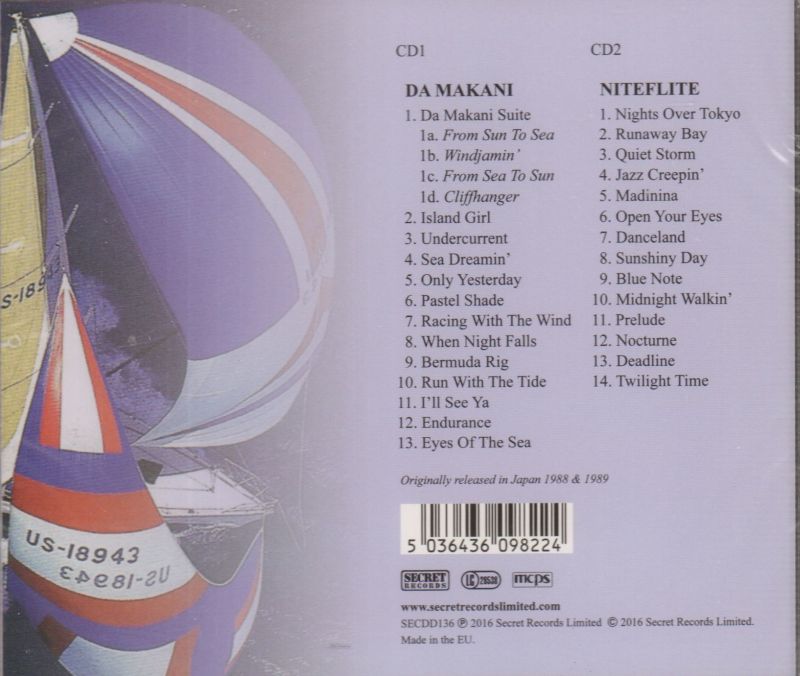 Da Makani / Niteflite-Secret-2CD Album-New & Sealed