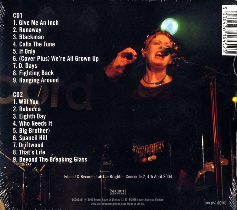 Will You - Live In Brighton-Secret-2CD Album-New & Sealed - Shakedownrecords