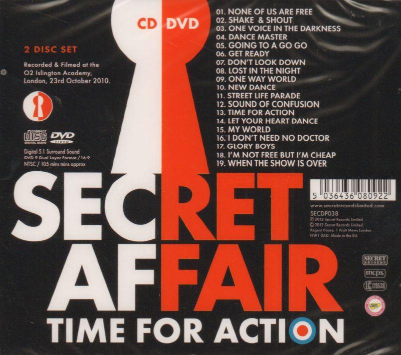 Time For Action-Secret-CD/DVD Album-New & Sealed