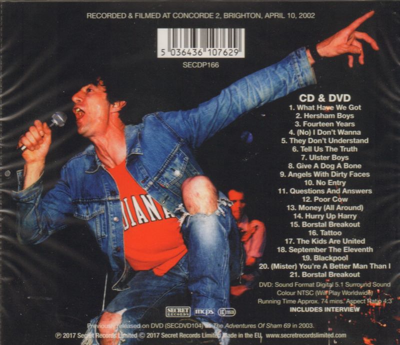 Borstal Breakout-Secret-CD/DVD Album-New & Sealed