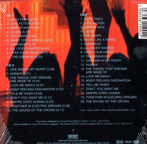The Sound Of The Crowd - Greatest Hits In Concert-2CD+DVD Album-New & Sealed