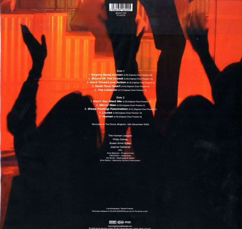 The Sound Of The Crowd-Greatest Hits In Concert-Secret-Pink Vinyl LP-M/M