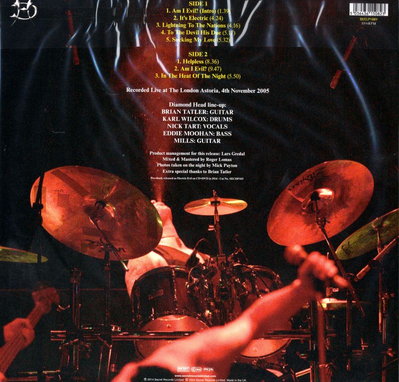 Live In London-Secret-Yellow Vinyl LP-M/M