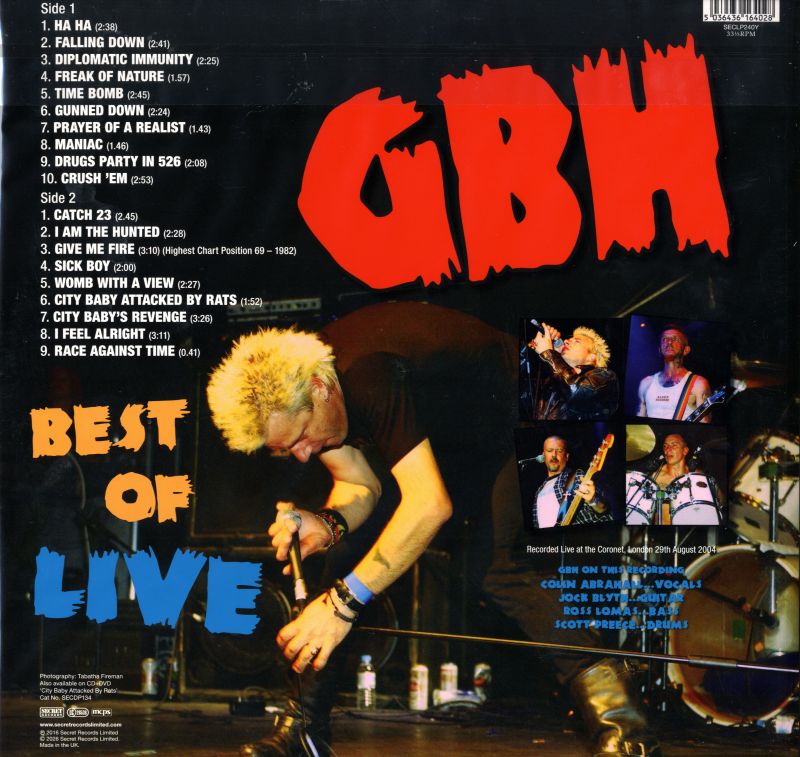 Best Of Live-Secret-Yellow Vinyl LP-M/M