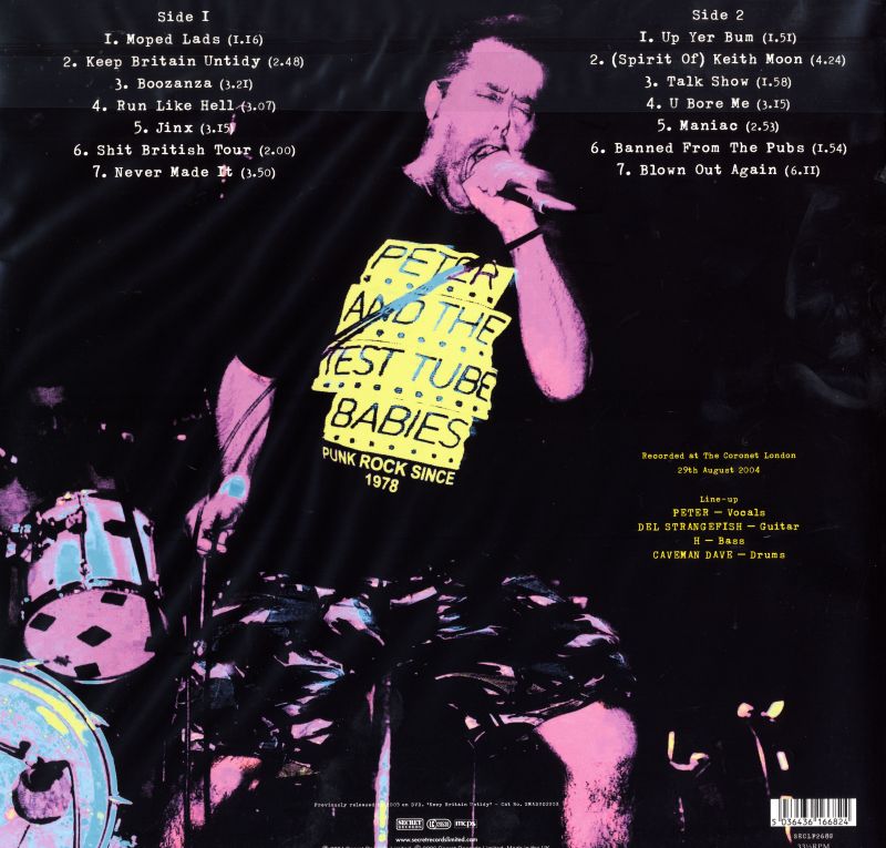 Keep Britain Untidy - Live-Secret-Green Vinyl LP-M/M