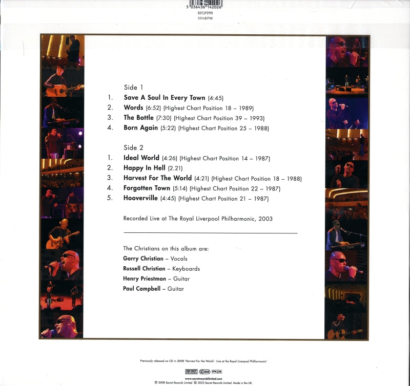 Harvest For The World - Greatest Hits - Live-Secret-Vinyl LP-M/M