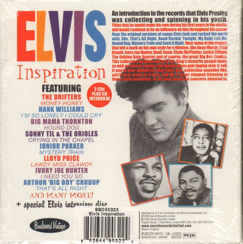 Elvis Inspirations-2CD Album-New & Sealed