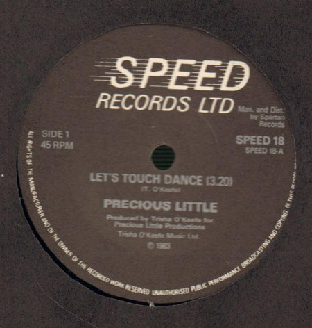 Precious Little-Lets Touch Dance-Speed-7" Vinyl