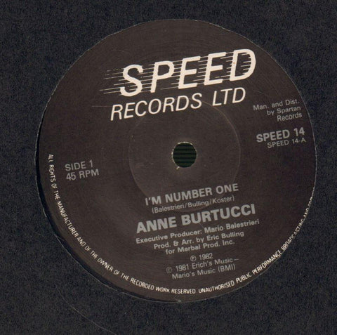 Anne Burtucci-I'm Number One/So Selfish-Speed-7" Vinyl