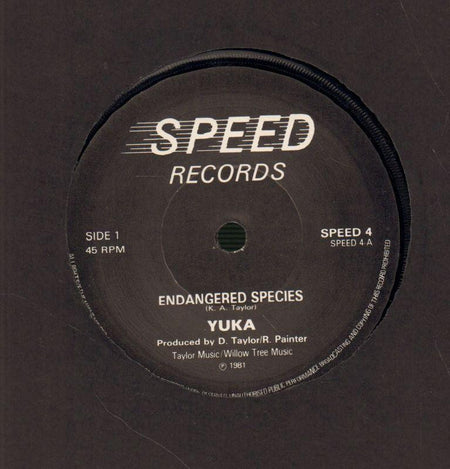 Yuka-Perfection On The Shelf-Speed-7" Vinyl