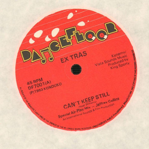 The Ex Tras-Can't Keep Still-Dancefloor-7" Vinyl