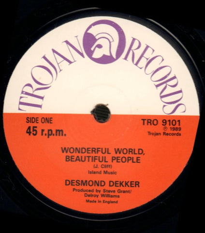 Wonderful World Beautiful People-Trojan-7" Vinyl-M/M