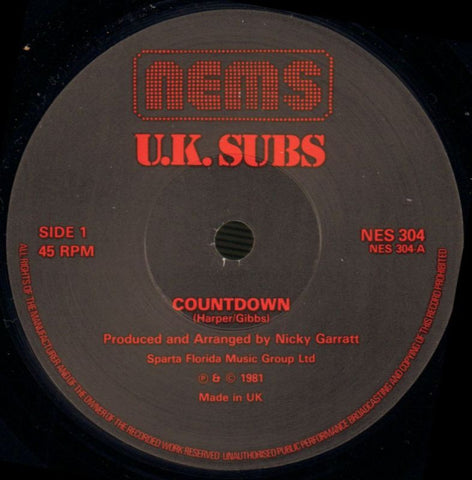 Countdown/Plan Of Action-Nems-7" Vinyl-M/M