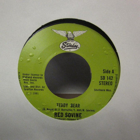 Red Sovine-Teddy Bear-Starday-7" Vinyl
