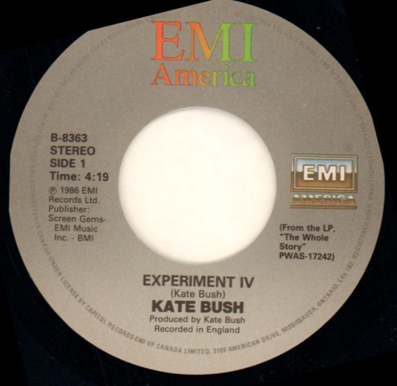 Experiment IV-EMI America-7" Vinyl-VG+/NM