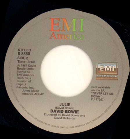 Day In Day Out/Julie-EMI America-7" Vinyl-VG/NM