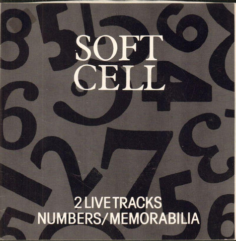Soft Cell-Numbers/Memorabilia-2 Live Tracks-Pan Vox-7" Vinyl