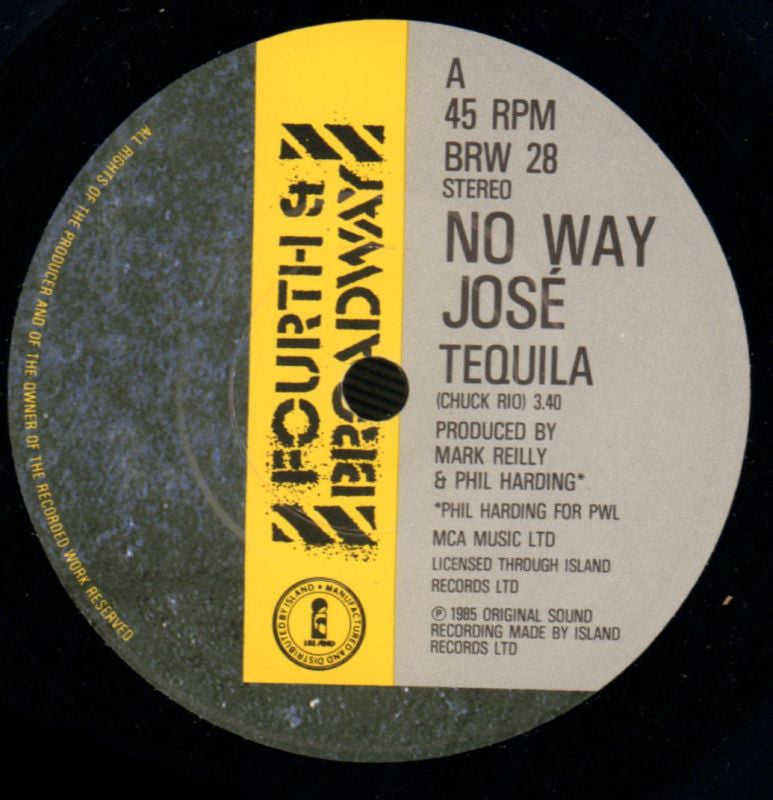 Tequila-Fourth & Broadway-7" Vinyl-Ex/Ex