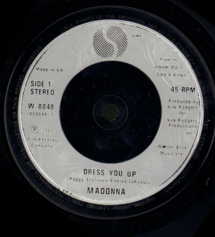 Dress You Up-Sire-7" Vinyl-VG/Ex