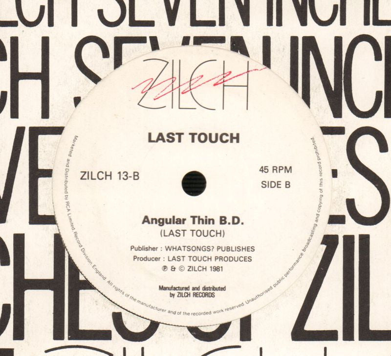 Killing The Ones You Love-Zilch-7" Vinyl-Ex/Ex