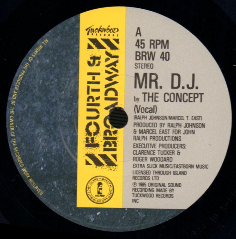 Mr DJ-Fourth & Broadway-7" Vinyl-VG/Ex