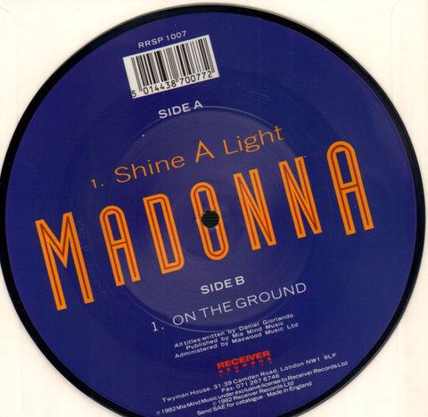 Shine A Light/On The Ground-Receiver-7" Vinyl-M/M