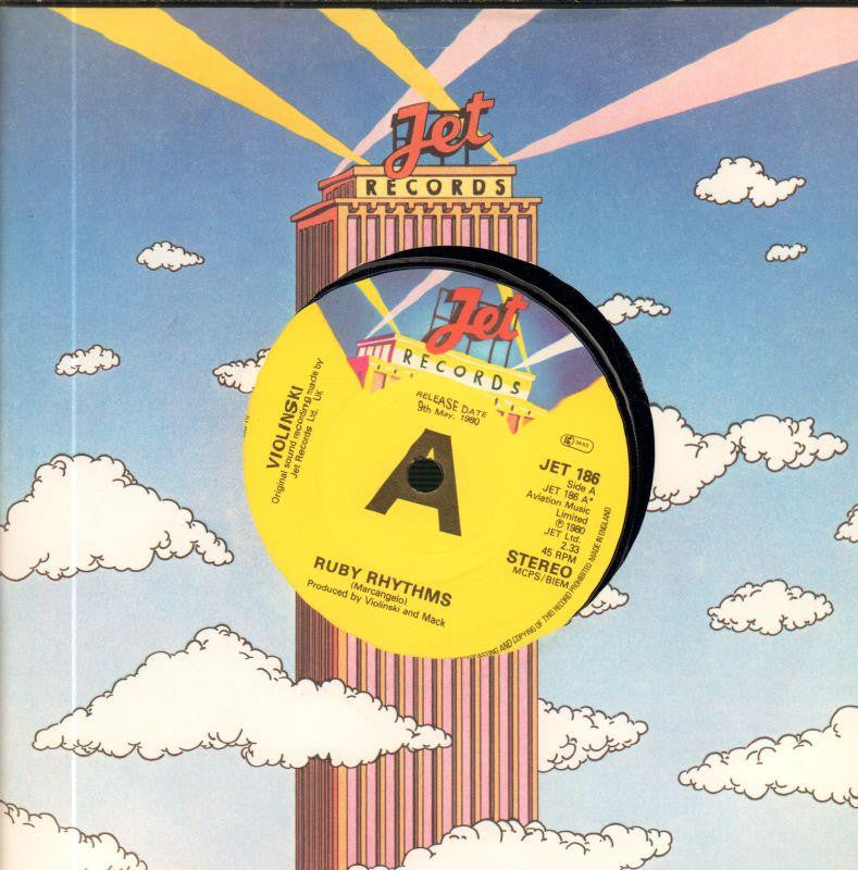 Violinski (ELO)-Ruby Rhythms-Jet Records-7" Vinyl