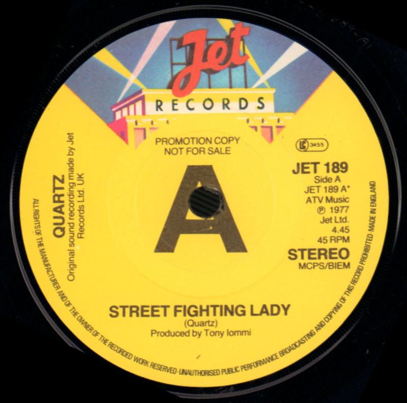 Street Fighting Lady-Jet Records-7" Vinyl-NM/NM
