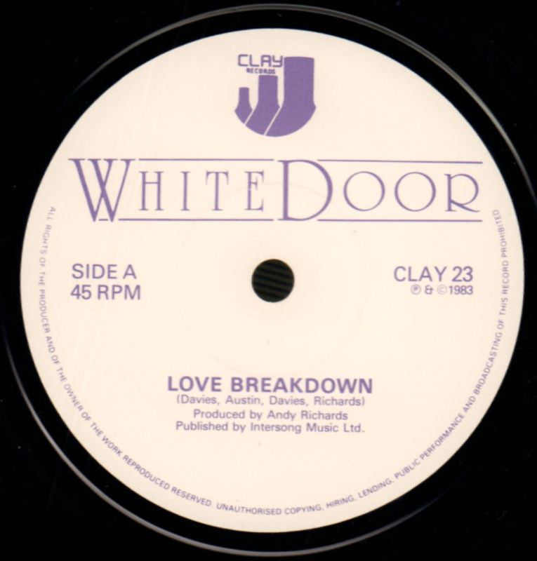 Love Breakdown-Clay-7" Vinyl P/S-NM/NM