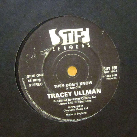 Tracey Ullman-They Don't Know-Stiff-7" Vinyl