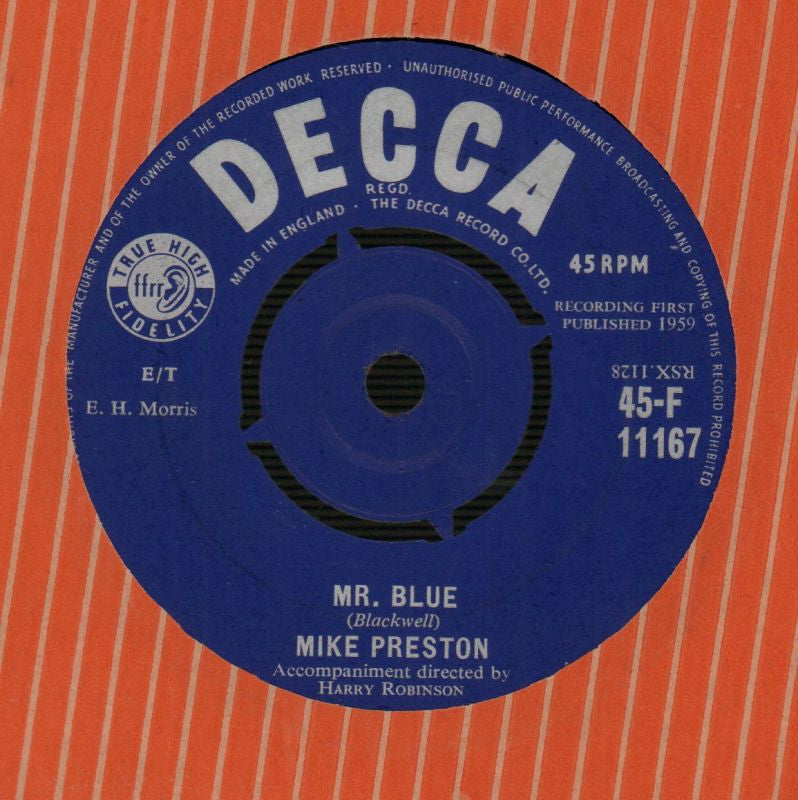 Just Ask Your Heart-Decca-7" Vinyl-VG/Ex