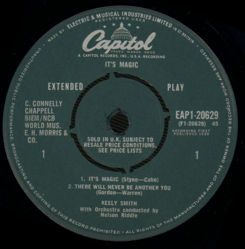 It's Magic-Capitol-7" Vinyl-Ex-/NM
