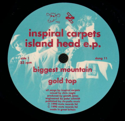 Island Head E.P-Mute-7" Vinyl P/S-Ex/NM