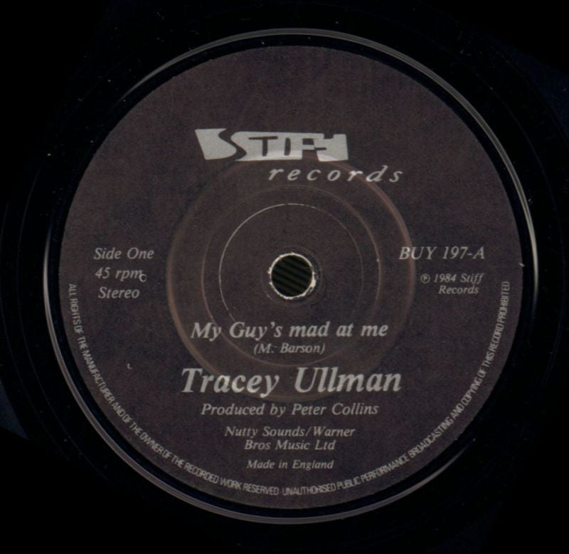 My Guy's Mad At Me-Stiff-7" Vinyl P/S-VG/VG