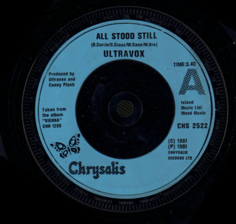All Stood Still-Chrysalis-7" Vinyl P/S-VG/VG+