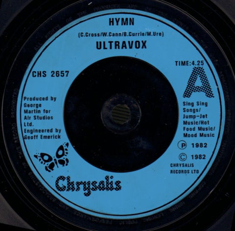Hymn-Chrysalis-7" Vinyl P/S-Ex-/Ex