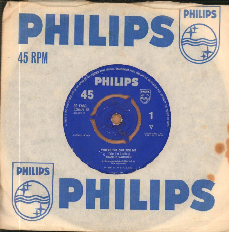 Frankie Vaughan-You're The One For Me-Philips-7" Vinyl