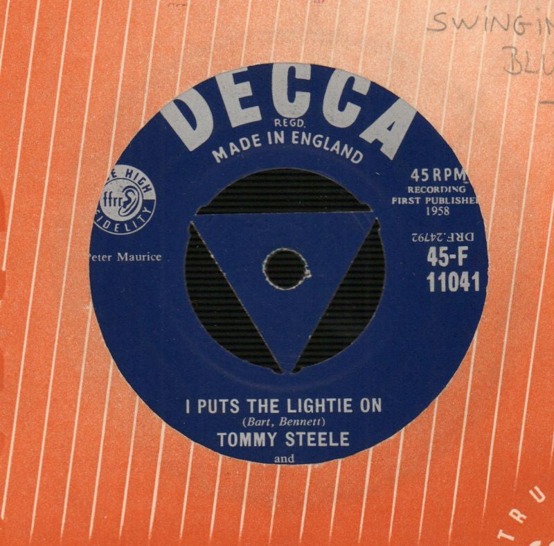The Only Man On The Island-Decca-7" Vinyl-VG+/VG
