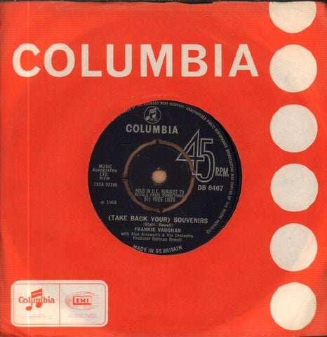 Frankie Vaughan-Souvenirs-Columbia-7" Vinyl