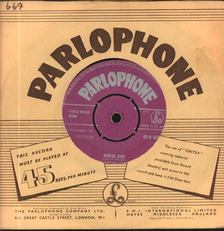 The Vipers Skiffle Group-Homing Bird-Parlophone-7" Vinyl